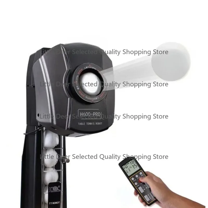 H600-PRO Automatic Rotati 2.4G Wireless Remote Control Pingpong Ball Machine Tennis