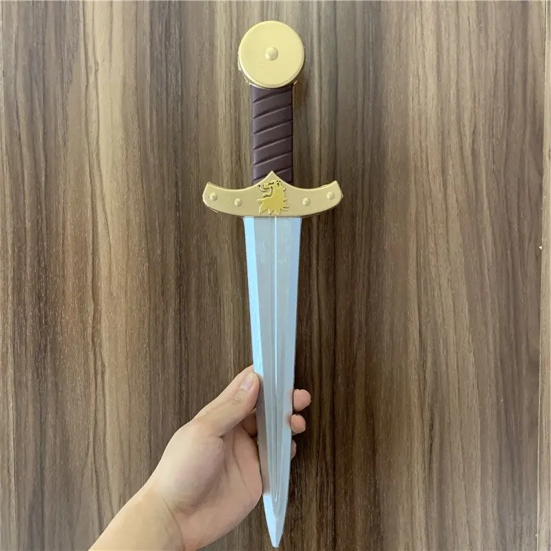 Halloween Gift 2pcs/Sets Lion Sword Shield Toy Weapons Game Cosplay Role Play For Boys  Safety PU Rubber