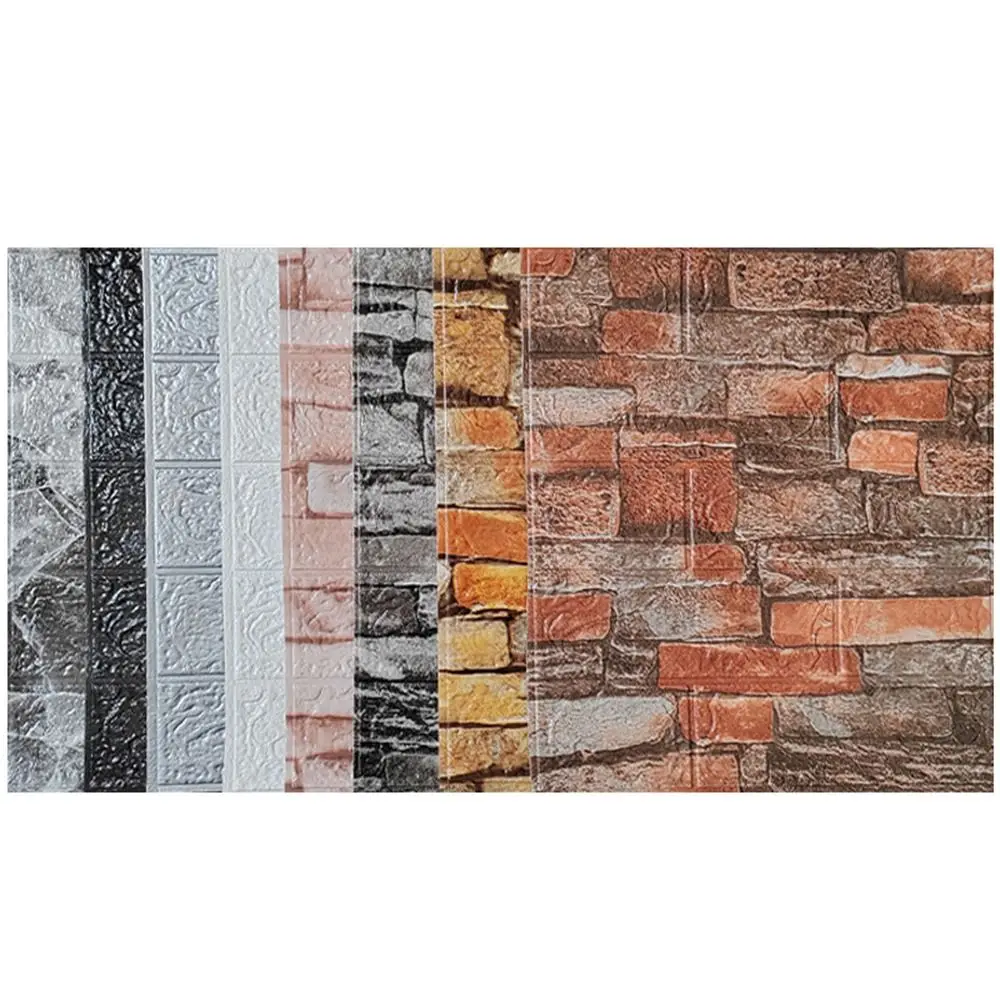 

Водостойкие 3D имитация кирпичной стены, наклейки «сделай сам», самоклеящиеся обои, панель 35*38,5 см, маслостойкая