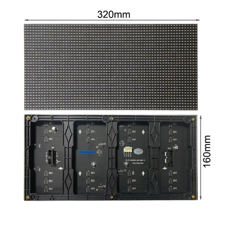 P5 Indoor Matrix Panel RGB 320x160 Module LED Full-Color Display SMD2121 Light 64x32 Pixels 16Scan Screen Advertising Video Wall