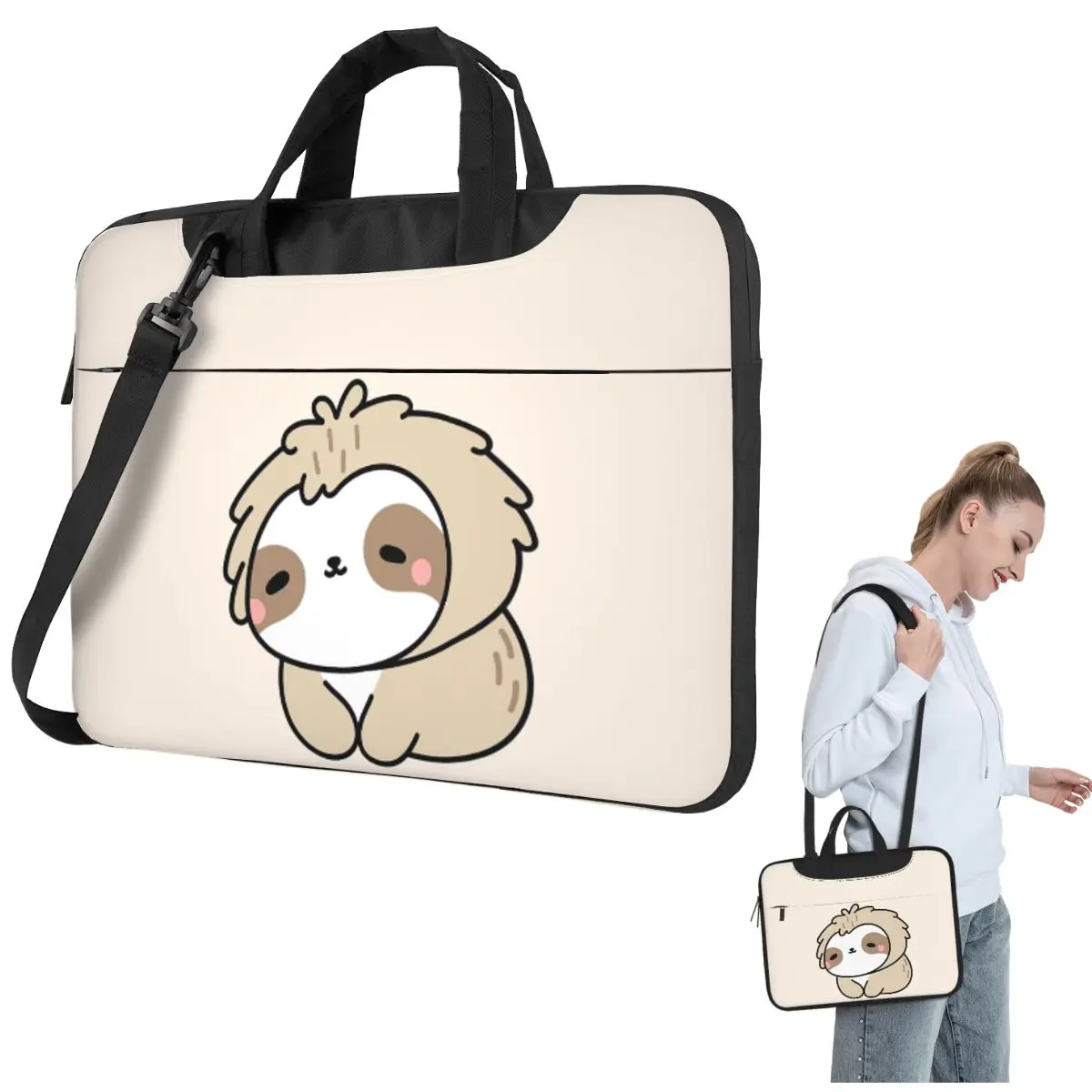 

Kawaii Aesthetic Cute Art Crossbody Laptop Bag Case Computer Bag 13 14 15.6 Inch Notebook Pouch for Macbook Pro
