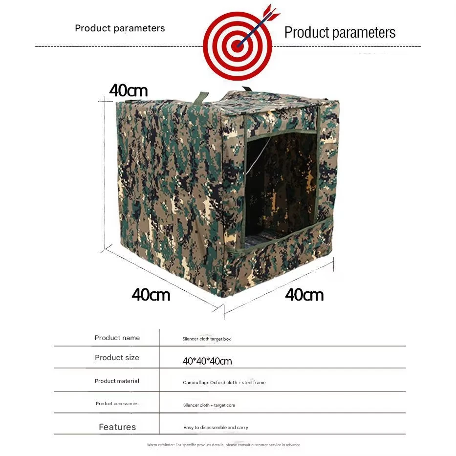 Slingshot Shooting Training Target Box Hunting Practice Target Outdoor Recreation Toys Shooting Accessories Portable for Hunting