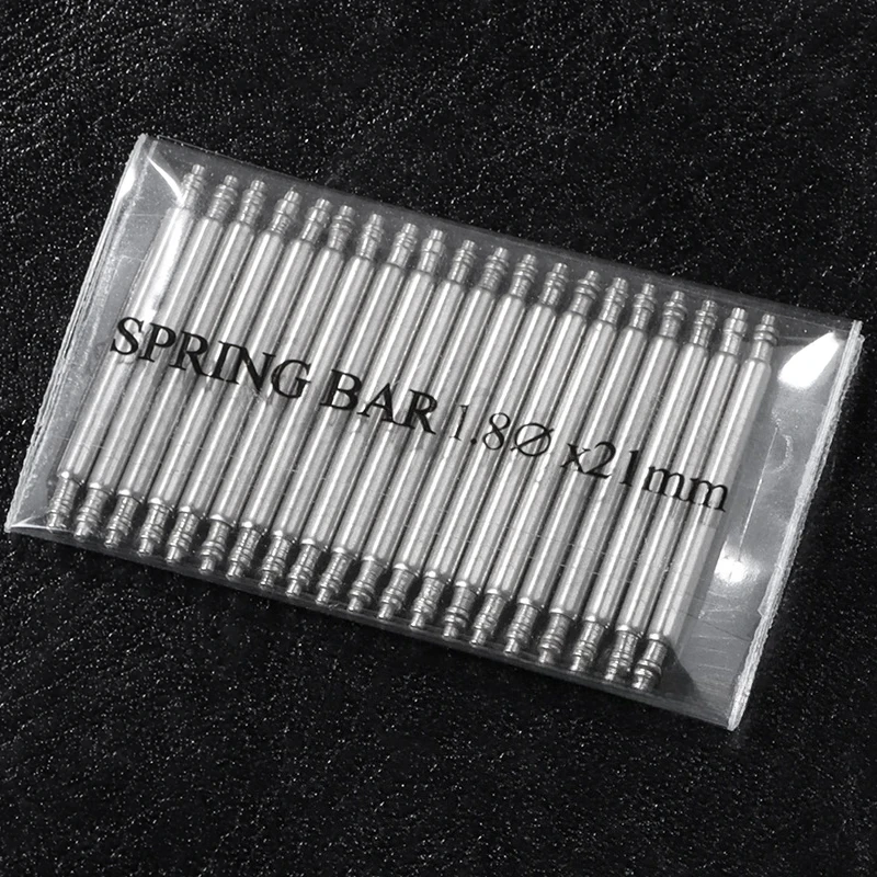 20PCS Dia 1.5mm/1.8mm Spring Bars Strap Link Pins Stainless Steel Watch Band Strap Links Bars 12 14 16 18 19 20 21 22mm 24 26mm