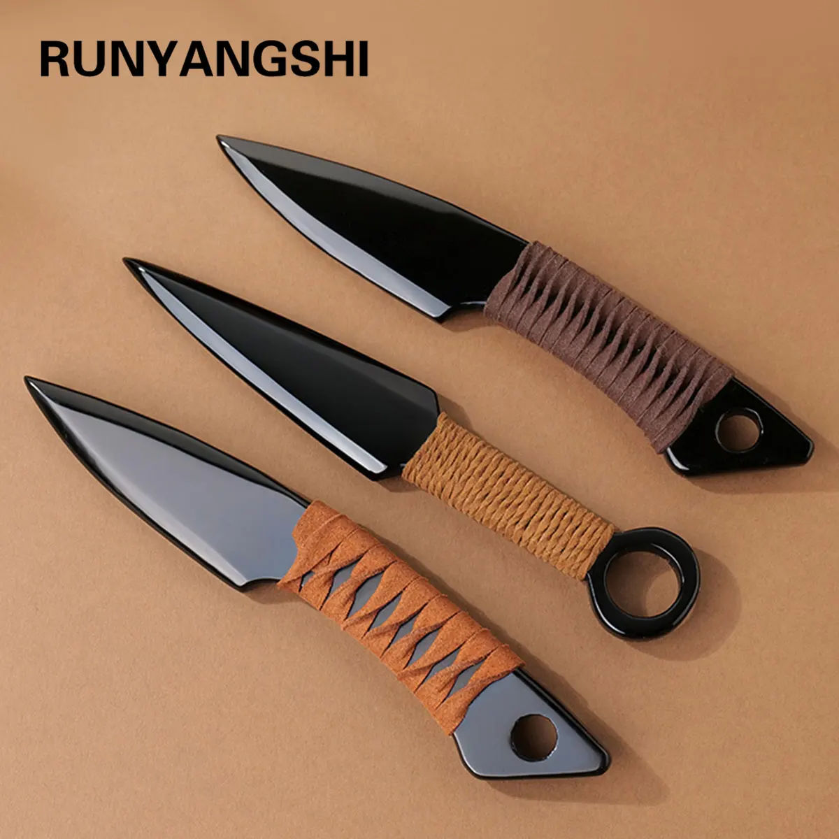 

1PC Natural Crystal Obsidian Dagger Original Stone Model Knife Polishing Unbladed Knife Model Crystal Crafts