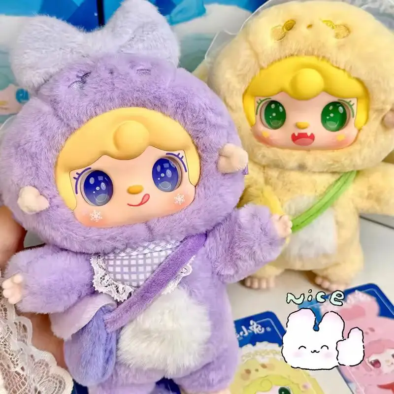 

2025 Spot Yooki Warm Bunny Plush Blind Box Yooki V3 Kawaii Doll Female Birthday Gift Plush Doll Collecte Decoration