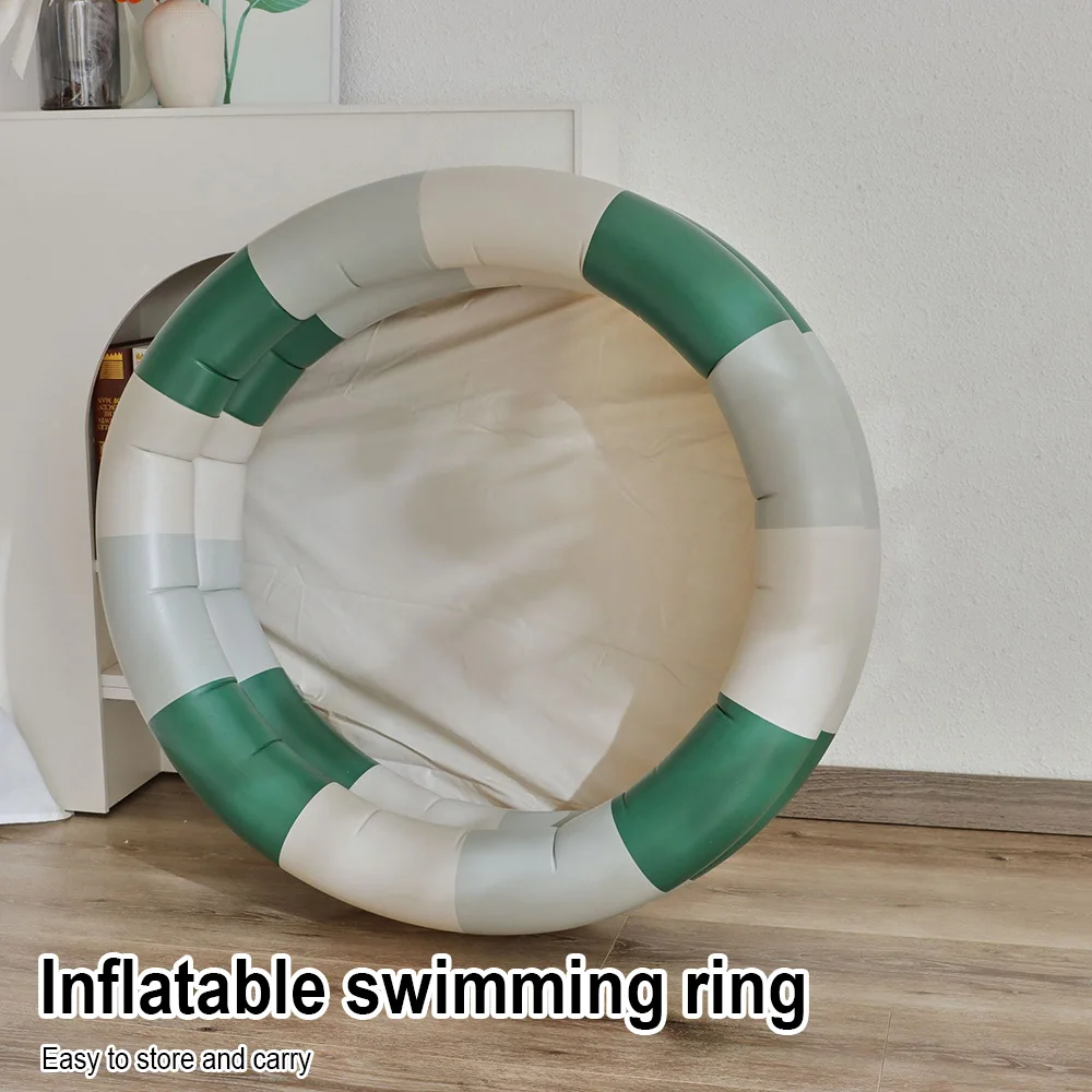 2 Rings Kiddie Pool for Toddler Kids Swimming Pool Inflatable Baby Ball Pit Pool Small Infant Pool