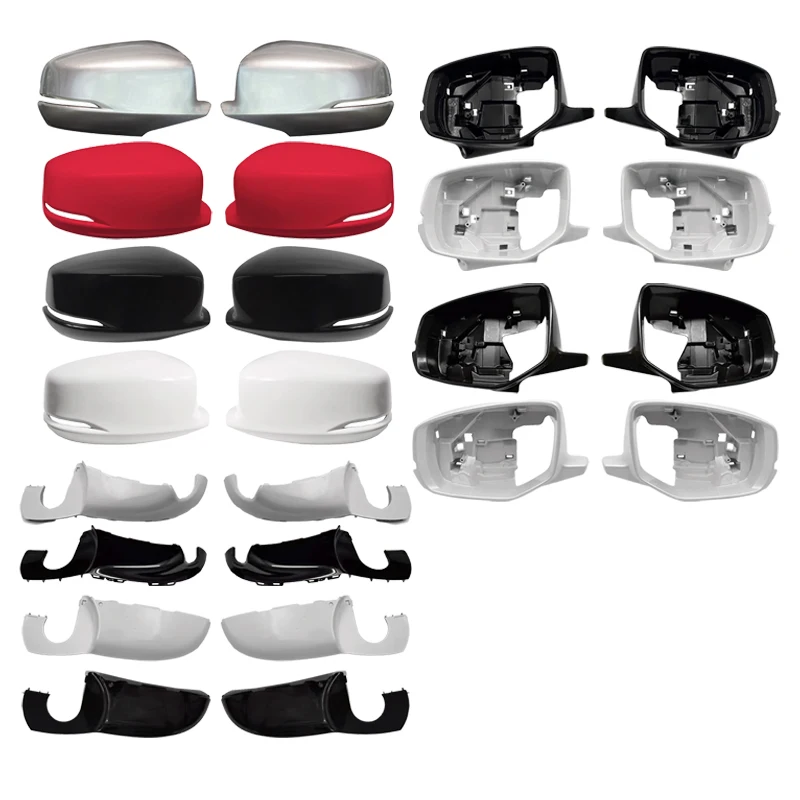 لهوندا أكورد 2.4 9th Gen 2014 2015 2016 2017 غطاء مرآة الرؤية الخلفية المرايا الجانبية الإسكان شل مع مصباح