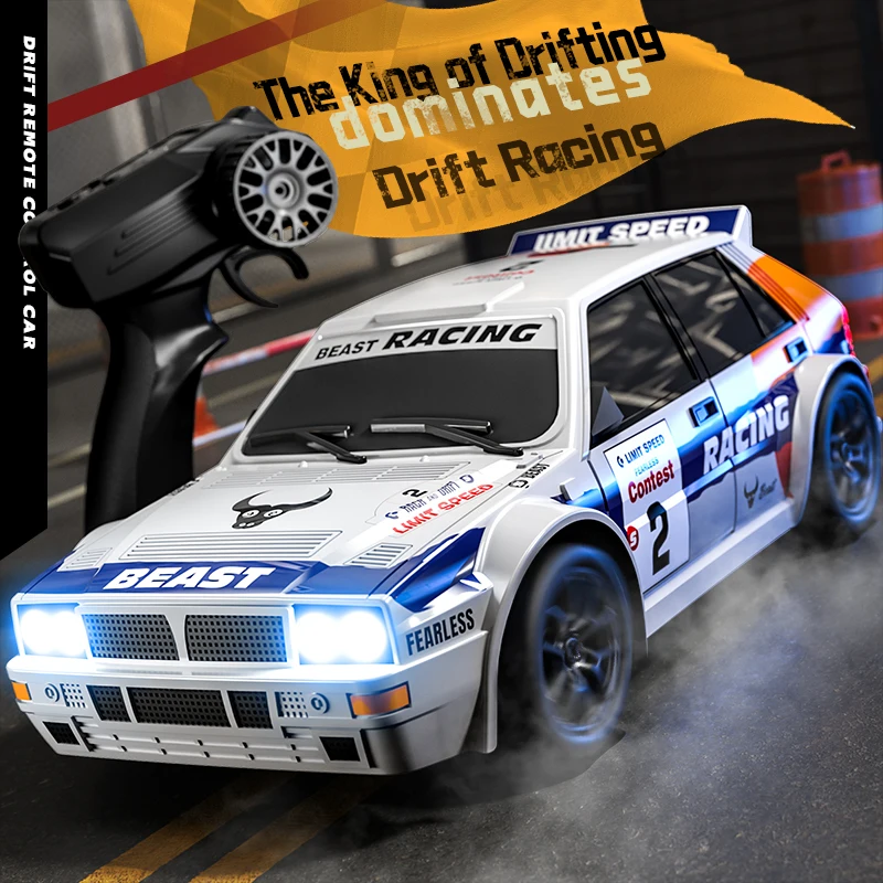 2025 SG204 PRO 1 24 RC Drift Car со светодиодной подсветкой 20KMH Fast 4WD Monster Truck Высокоскоростные гоночные внедорожные игрушки для детей Подарок для мальчиков