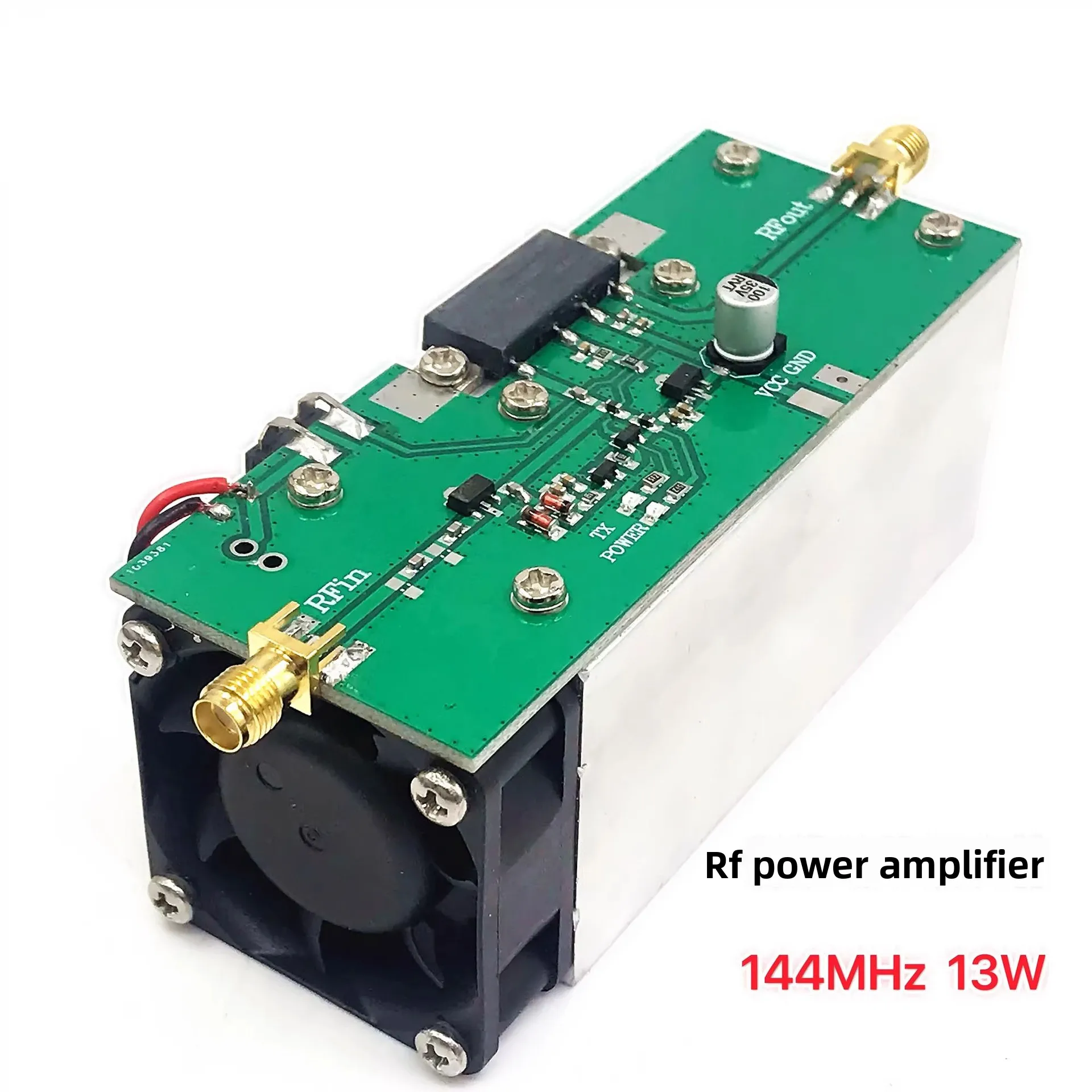 13W High-Power RF Amplifier | 138–170MHz Wideband for 144MHz VHF Radio Communication