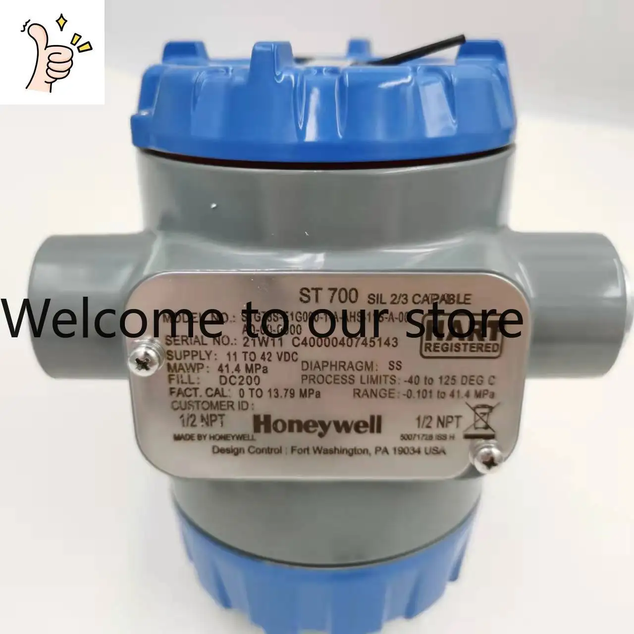Honeywell pressure transmitter STG78S-E1G000-1-A-AHS-11S-A 20 in stock