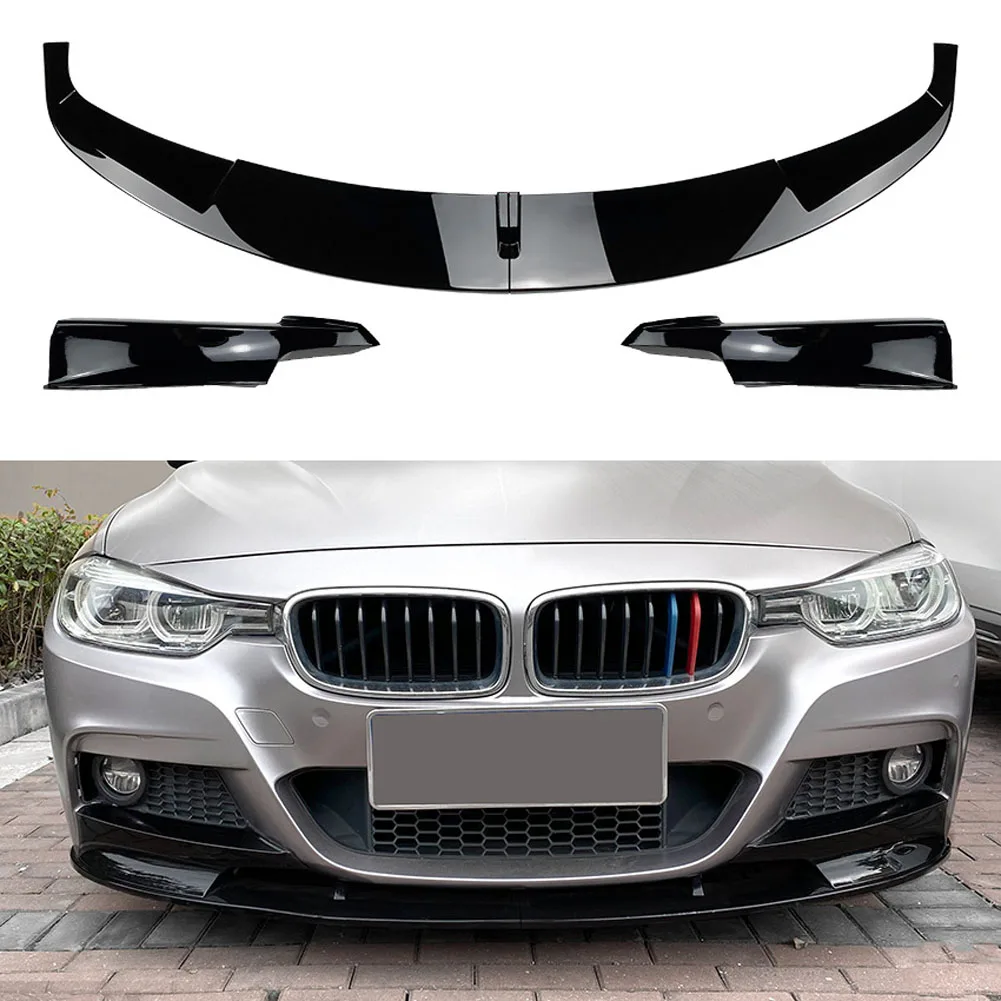 

Four Stage Front Lip Splitter Spoiler Side Lower Splitters Body Kit For BMW 3 Series F30 F31 F35 M-Tech 2012-2019