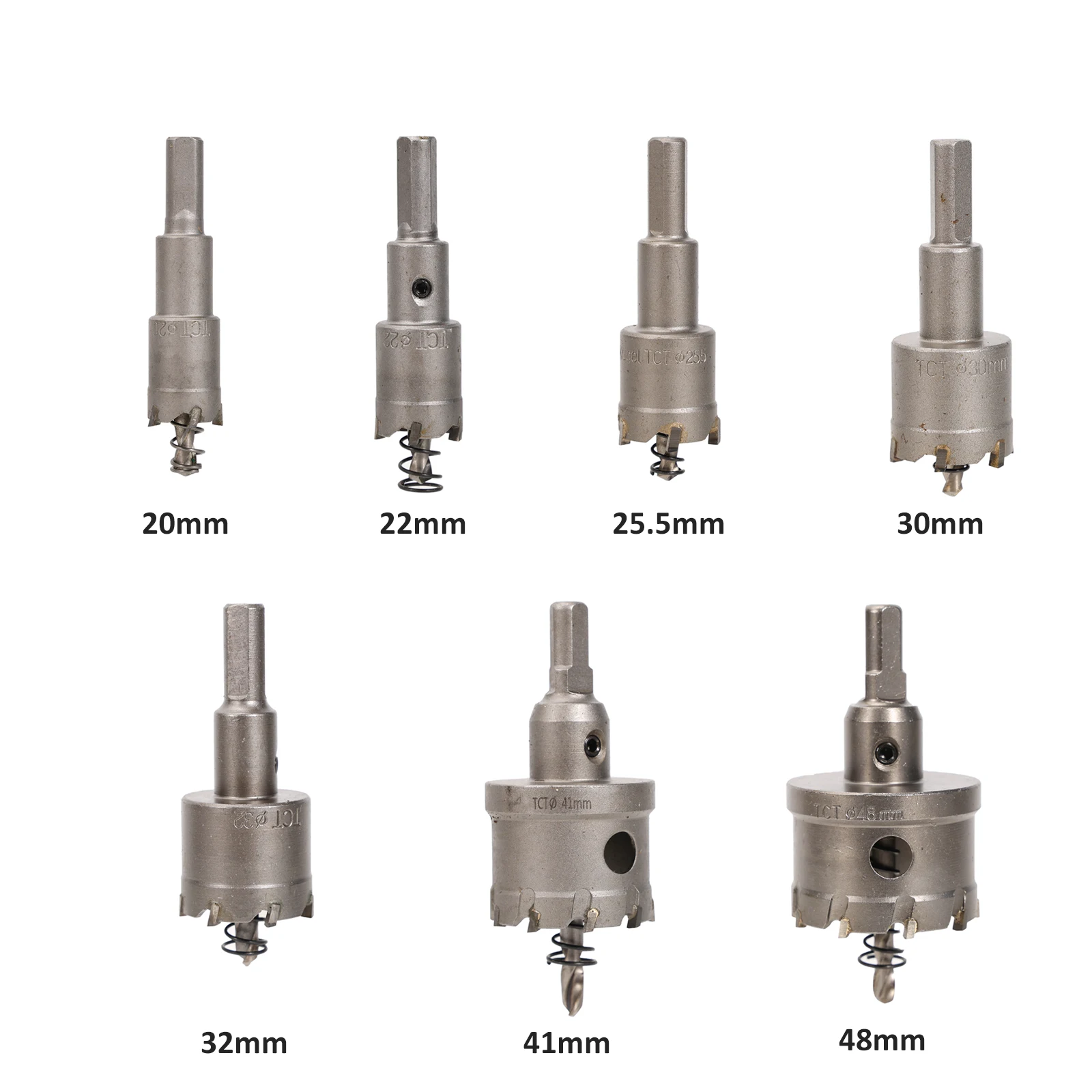 Tungsten Carbide Tipped Hole saw 20/22/25.5/30/32/41/48mm Weldless Bulkhead DIY Brew Kettle Keg Cooler Hole Drilled Tool