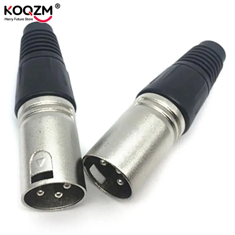 1pc Male & Female 3-Pin 4-Pin 5-Pin XLR Microphone Audio Cable Plug Connectors Cannon Cable Terminals