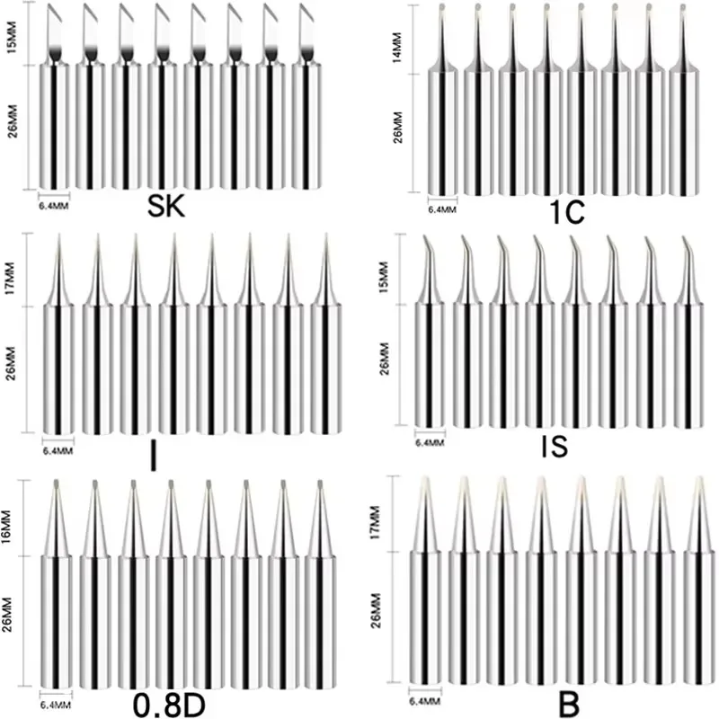 หัวแร้งบัดกรี 900M-T หัวแร้งบัดกรีแบบร้อน ปลายแหลม สำหรับงานเชื่อม