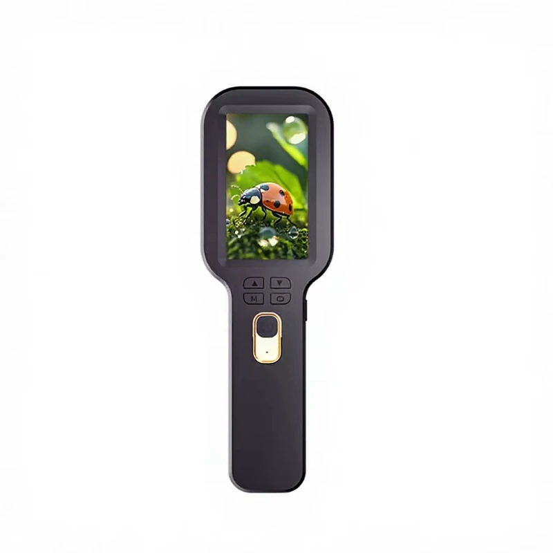 

Dual lens high definition magnifying glass microscope outdoor handheld photography