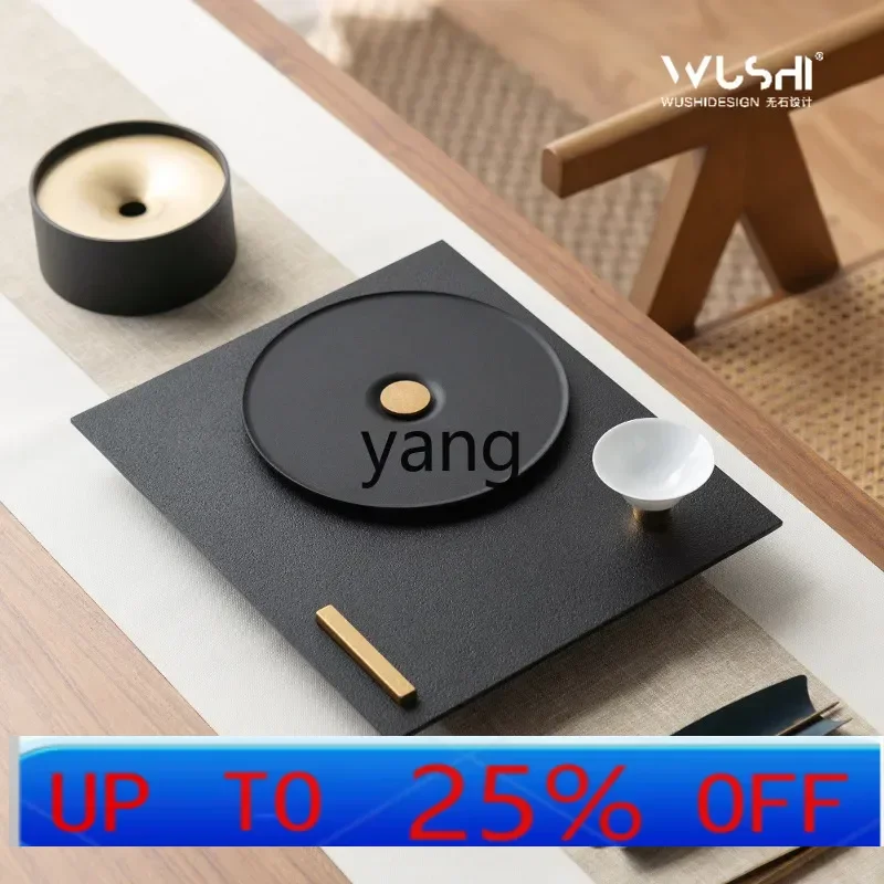 

LMMhousehold tray light luxury dry brewing table drainage small tea table new