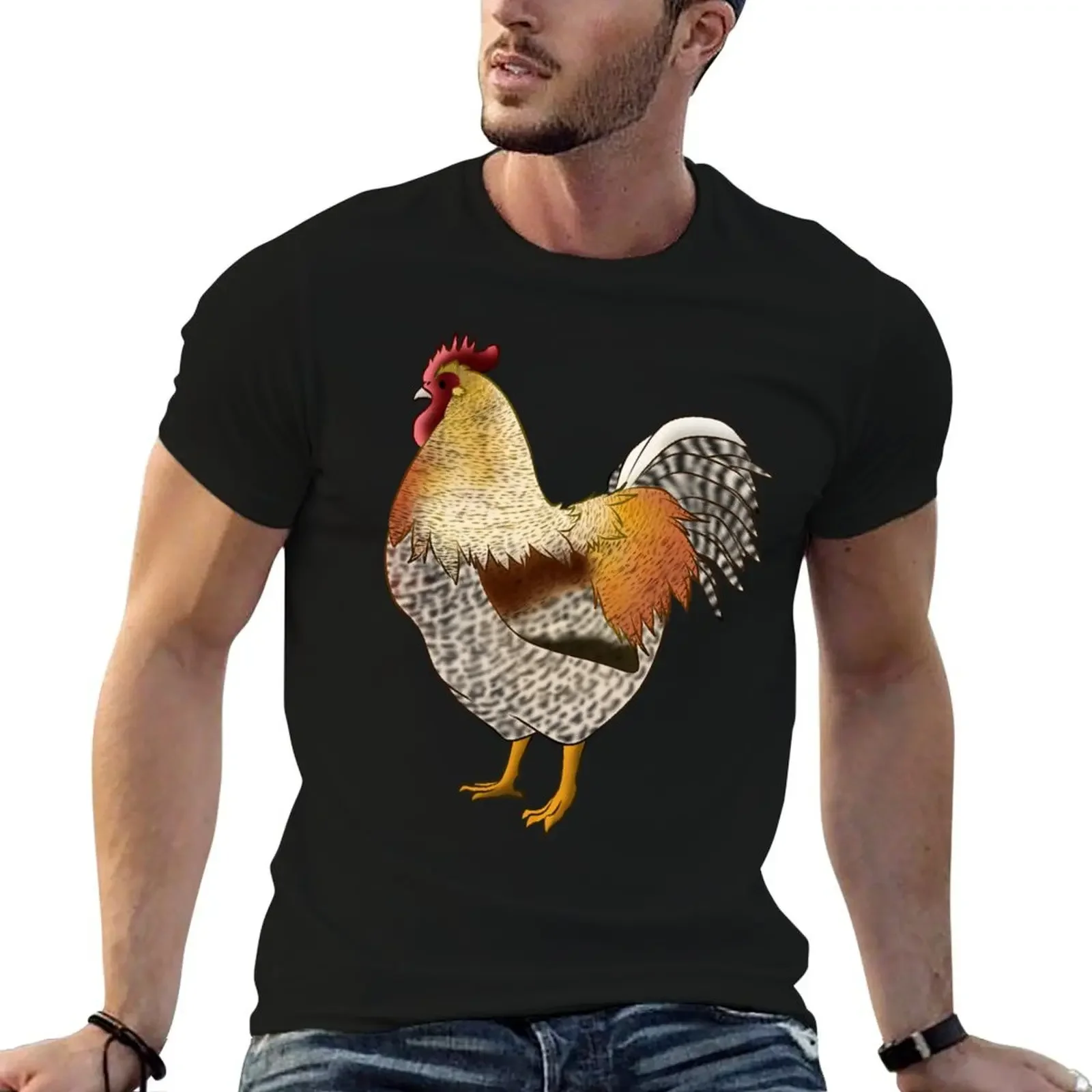 Bielefelder Rooster T-Shirt shirts graphic tee boys whites essential t shirt summer top T-shirt men