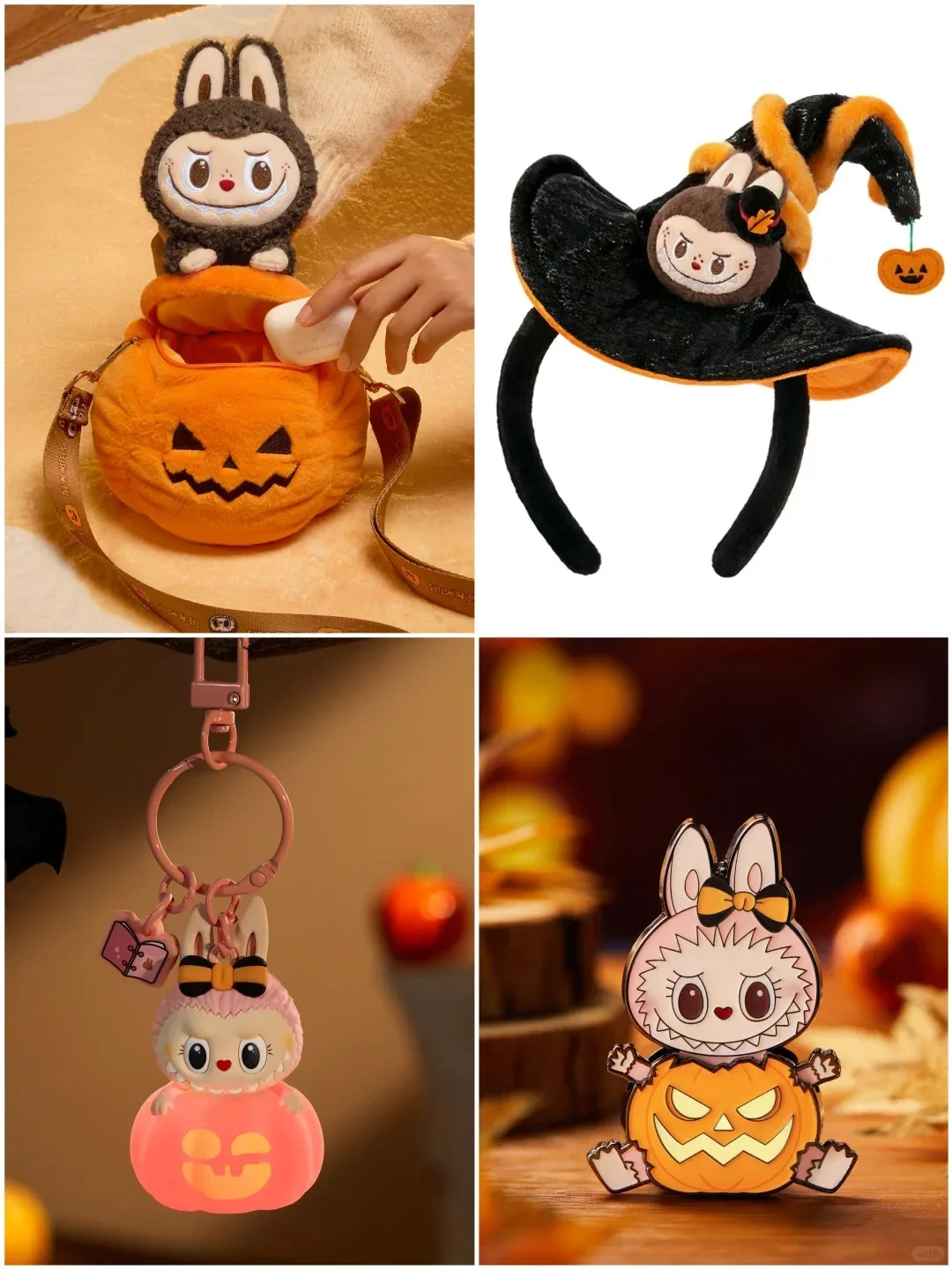 

POP MART The Monster Carnival Series Halloween Magic of Pumpkin Mokoko Cute and Interesting Birthday Gift in Stock