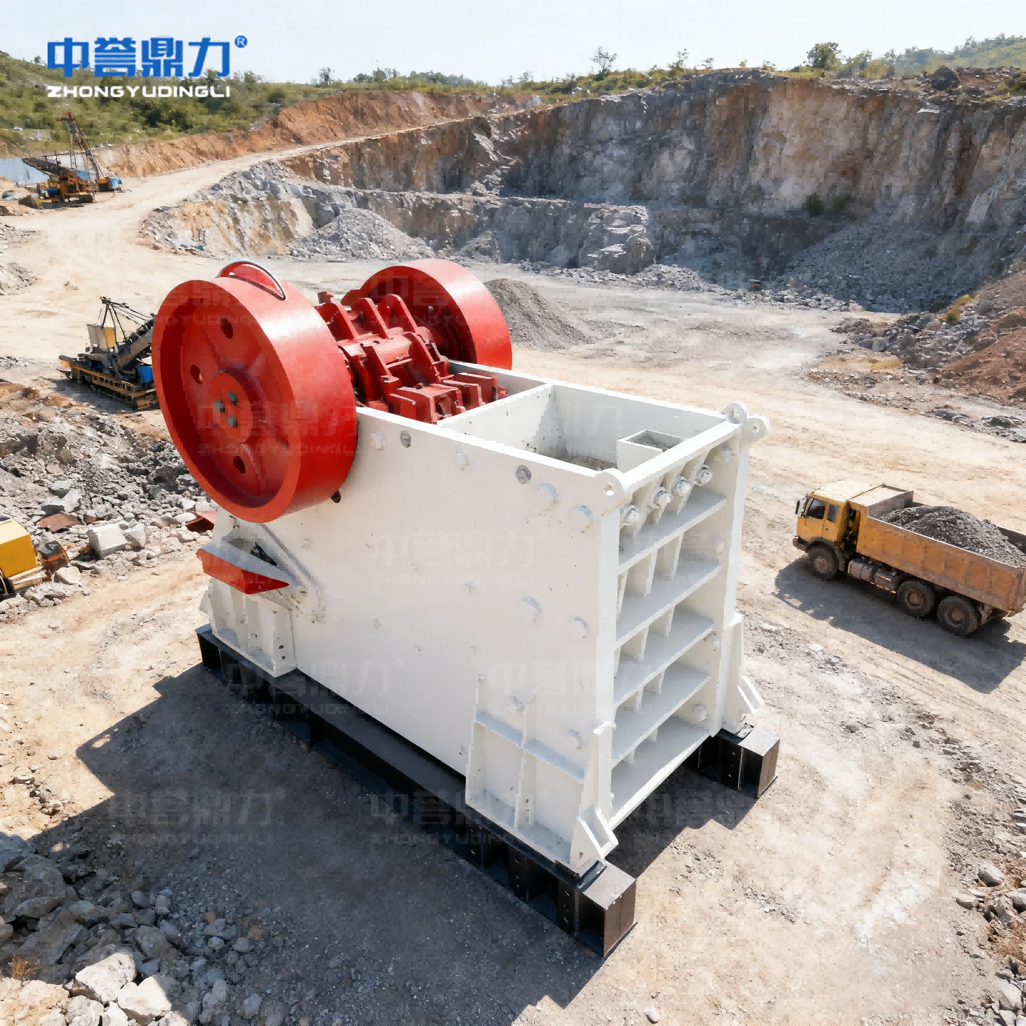 Durable Modular European Type Jaw Crusher For Construction Waste Recycling