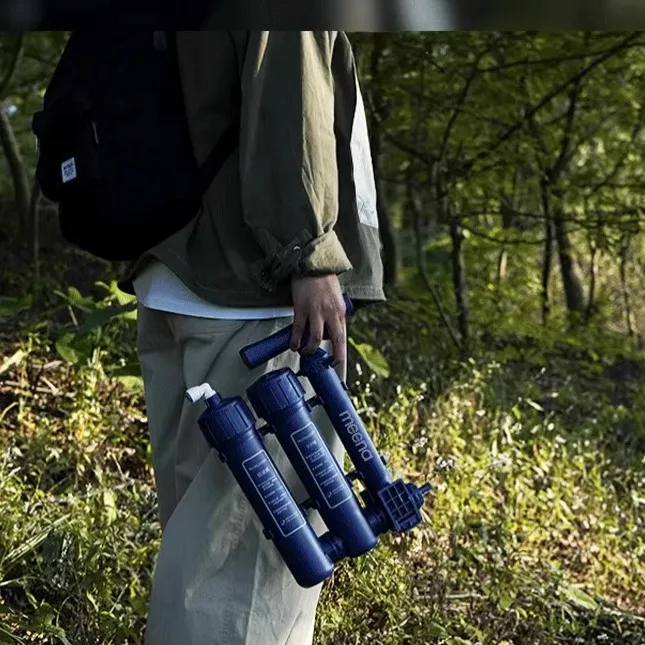 Outdoor Hand-operated Water Purifier  Portable Outdoor Filter Uf Water Treatment River Water Purification Filter
