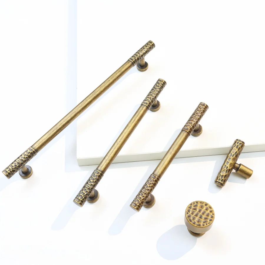 Retro Antique Bronze Kitchen Cupboard Handles, Cabinet Hardware Drawer Pulls, Solid Zinc alloy Wardrobe Handle Furniture handles