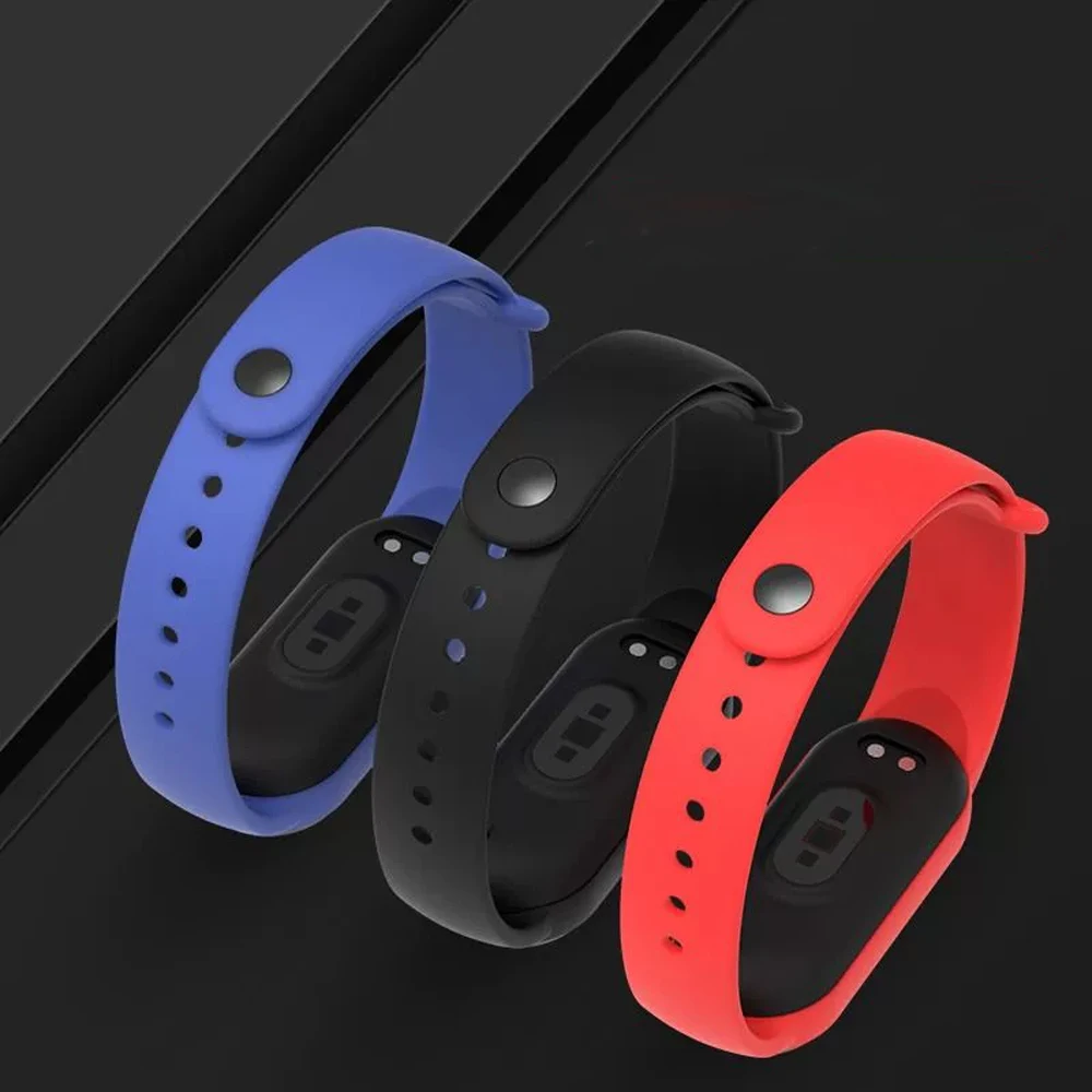 Bracelet for Mi band 7 6 5 Strap Sport Silicone Miband 4 3 Wrist watch bands correa Replacement belt for Xiaomi Mi band 7 straps