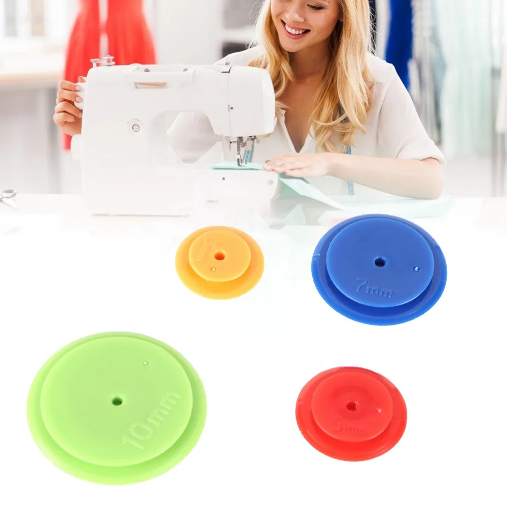 8Pcs Colorful Plastic Sewing Tracing Wheels Round Shape 4 Sizes Set Quilting Patchwork Tools Fabric Stitching Aids For Quilting