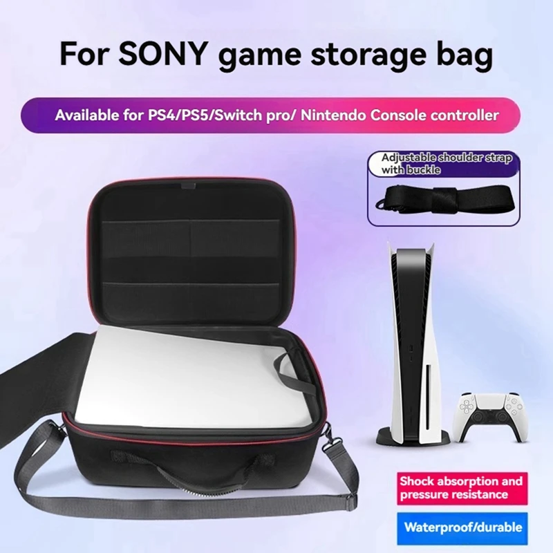 Shockproof Protective Handbag Game Console Carrying Storage Bag For Sony PS5 Switch Pro Game Controller