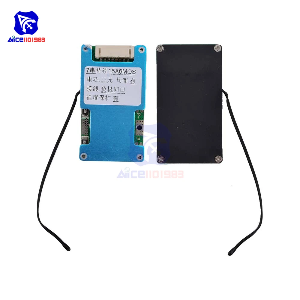 BMS 7S 24S 15A/20A/25A Lithium Battery Protection Board With Balance And Temperature Protection 7S BMS image 2
