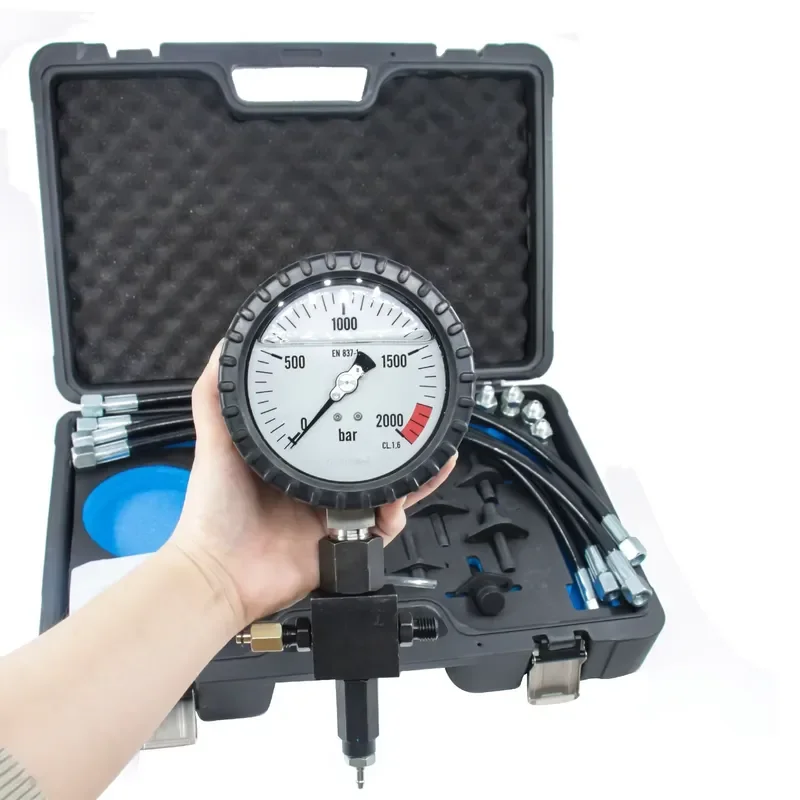 Diesel Common Rail Pressure Detection Engine Analyzer for Automotive 24V High Pressure Fuel Circuit Tester Box Set 50W