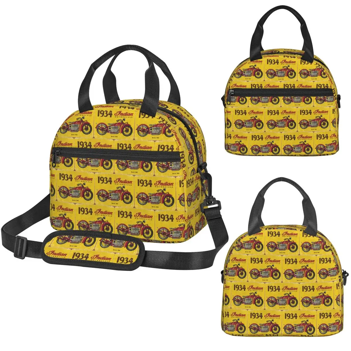 

Термосумка для обедов «Мотоциклетный двигатель: Old Indians Never Die 5» для детей, школьный термоконтейнер, герметичная сумка-холодильник