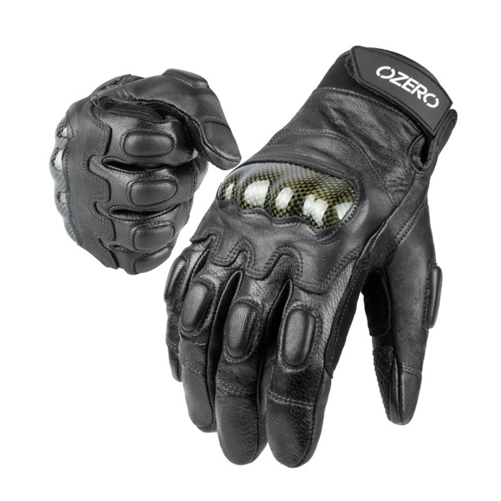 

Motorcycle Leather Gloves Waterproof Men Woman Motocross Summer Winter Thermal Mtb Riding Sports Driving Full Finger Glove