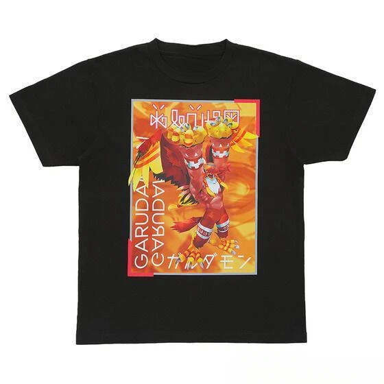 Y2k Digimon Adventure Colorful Printed Cotton Short-sleeved T-shirts for Men and Women with American Letters