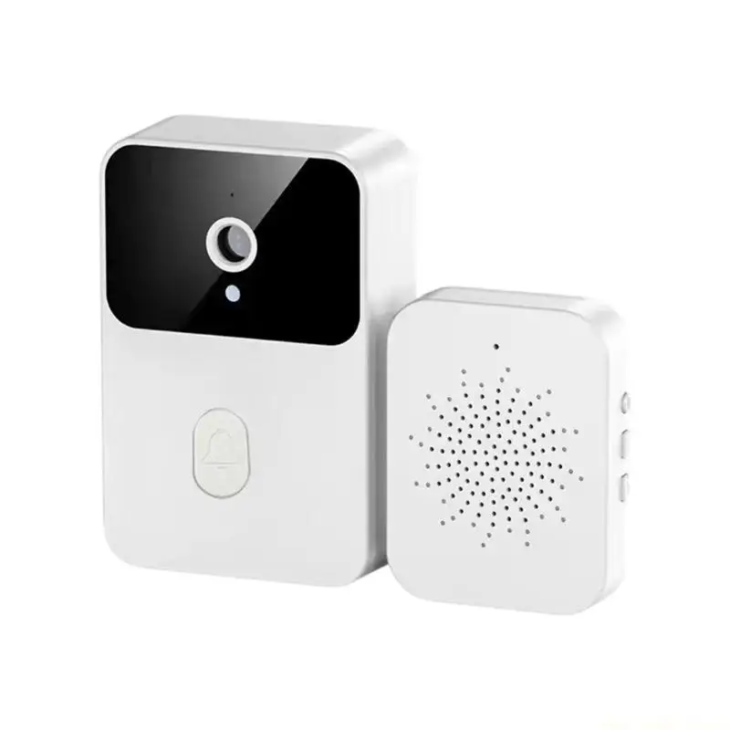 F62C App Remote Control Wireless Video Doorbell WiFi Intercom System Door Viewer with Camera and Monitors Security Doorbell