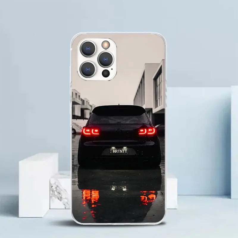 Sport Car Golf R 7 Phone Case For IPhone 16 17 17E 16E 15 14 Plus 13 Mini 12 11 Pro Max 7 8 + SE 2020 Air Soft TPU Cover 16 17 A view 4