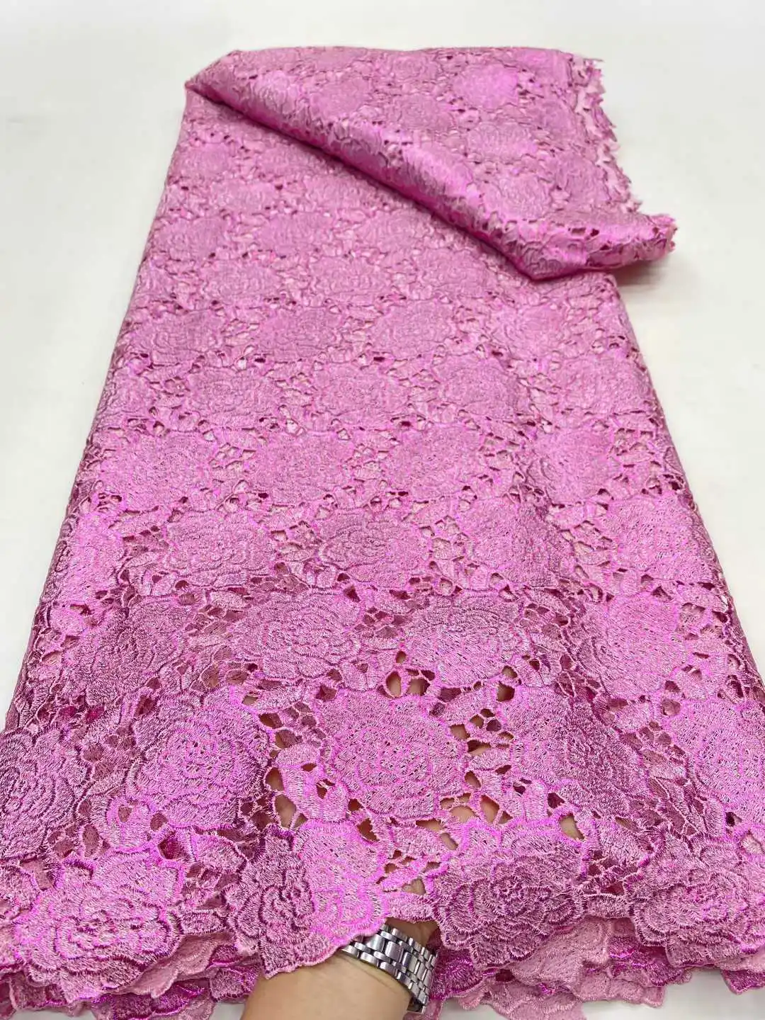 

Роскошный африканский хлопковый шнур, кружевная ткань, 2022, высокое качество, нигерийский позолоченный гипюровый шнур, кружевная ткань, женское свадебное платье для шитья