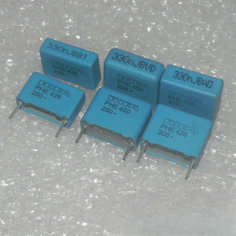 20PCS/LOT 250V 0.33UF 330NF 334J 300V 330nj Audio Poleless Thin Film Capacitor