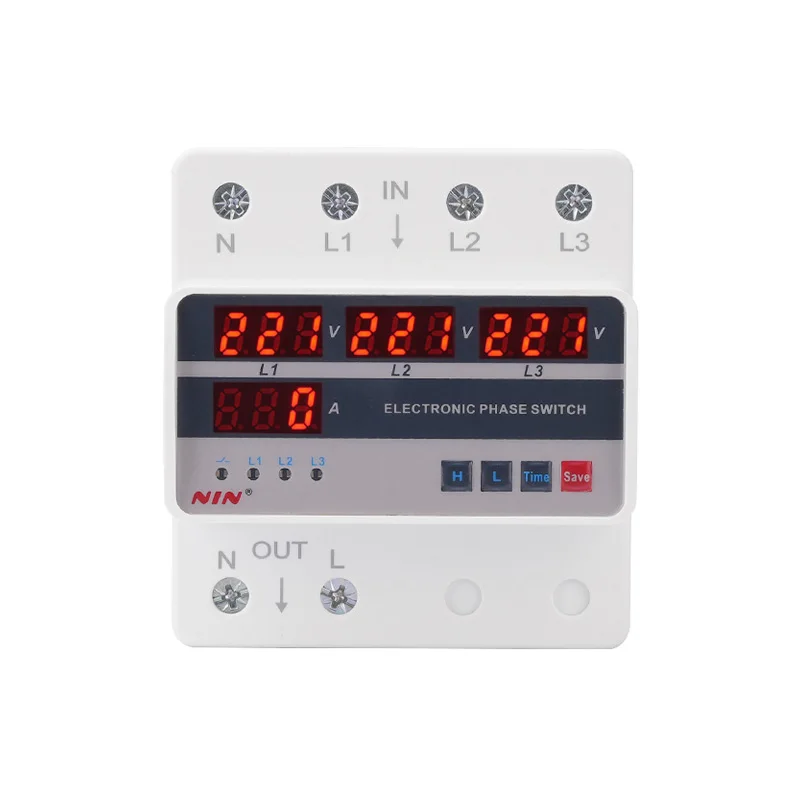 

Transfer Switch Automatic Transfer Switch 220V 100A Phase Light Emitting Diode Display ATS Electrical Selector Switch