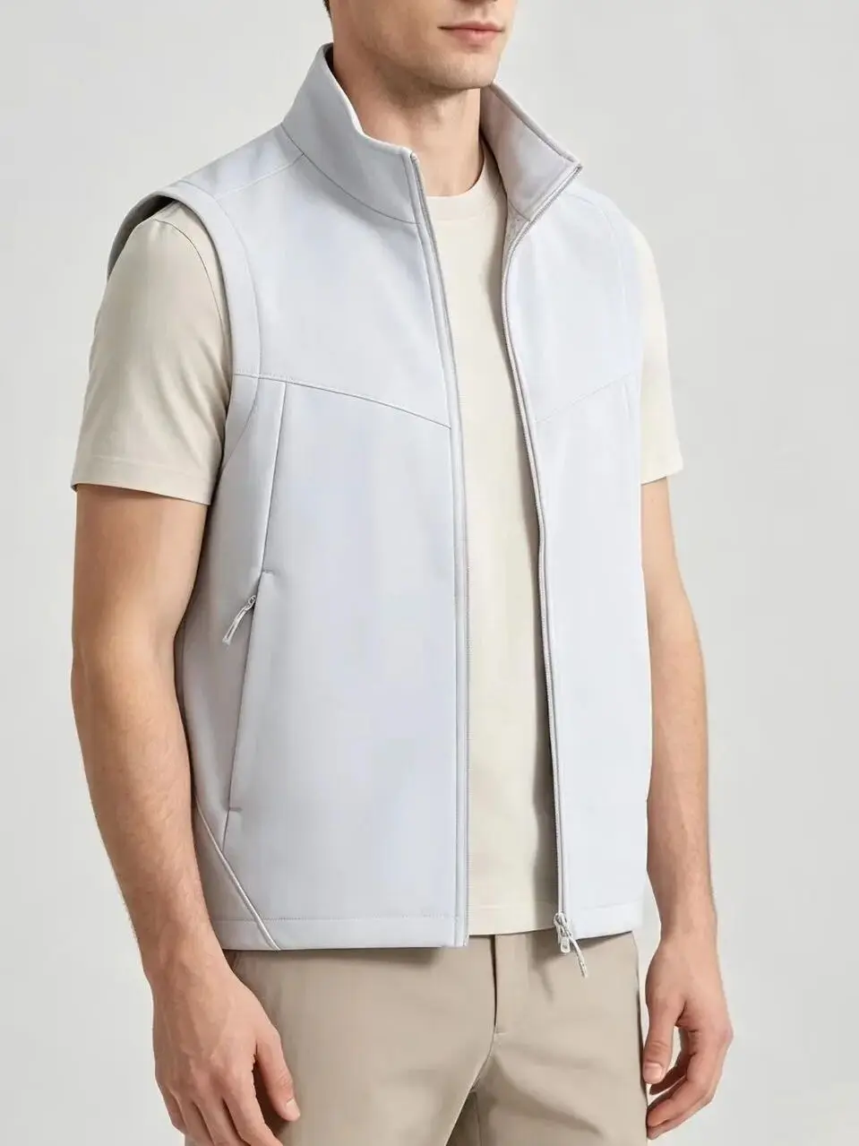 Insulated Fleece Vest Outdoor Warmth Retention Unisex Lightweight Polyester Standard Fit Casual Style Autumn Winter Vest