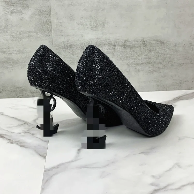 Women Luxury High Heels Fashion Ladies High Quality Sexy Banquet Party Ladies Shoes Pointed Toe Elegant Women Shoes