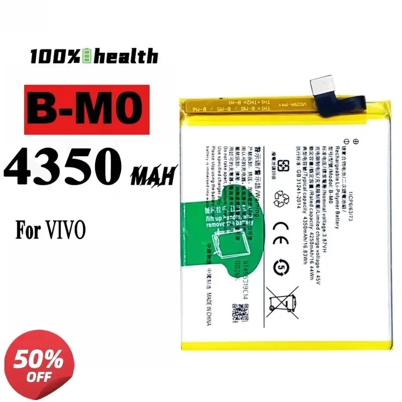 B-C9 B-K6 B-E8 B-M3 B-F0 B-P1 Battery For VIVO IQOO Z6 V7 8 V11 V11i Y97 V17 V19 V7 Y75 Y75A Y75s X21S X27 Y50 X60 Y79 Plus Pro