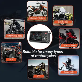 OBDPROG MOTO 100 全系統摩托車掃描器診斷 ECU 編碼 涵蓋 5000 多種摩托車型號 汽車摩托車分析 10 最佳銷售 診斷摩托車 - №5