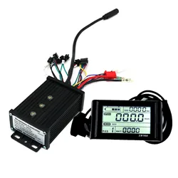 GREENTIME 36-60V 600W 32A 12Mosfet Small Case Electric Bicycle Brushless Controller with SW900 Display Set