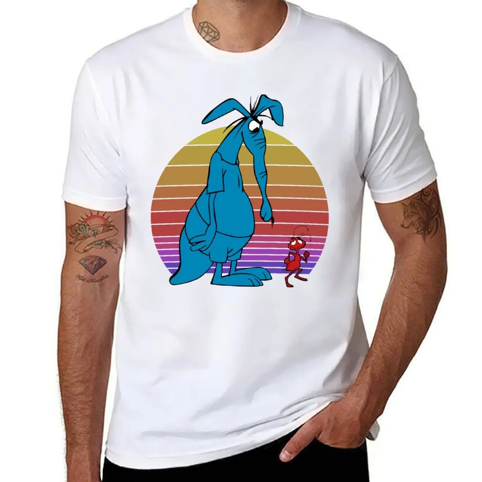

Ant and Aardvark T-Shirt cotton t shirt pack man t shirt cotton T-Shirt