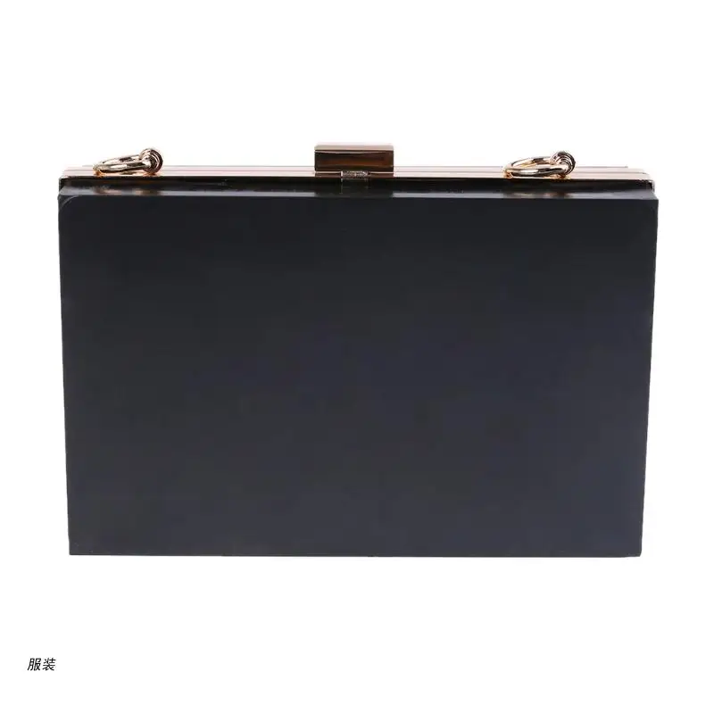 D0UD Rectangle Metal Frame Box Purses Handles for DIY Handbags Evening Bag Clutch Acc