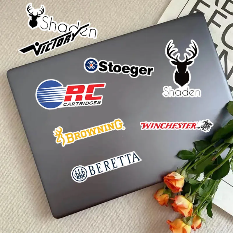3Pcs Brand Logo Decals Military Tactical Stickers Vinyl Matte Sticker Used for Car Laptops Mobile Phone Toolbox DIY Decoration