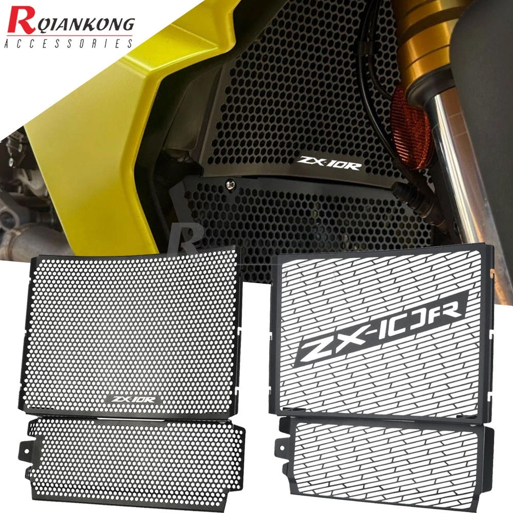 

Motorcycle For Kawasaki ZX10R ZX10RR Ninja ZX-10R ZX-10RR 2021 2022 2023 2024 2025 2026 Radiator Guard Grille Cover Protector
