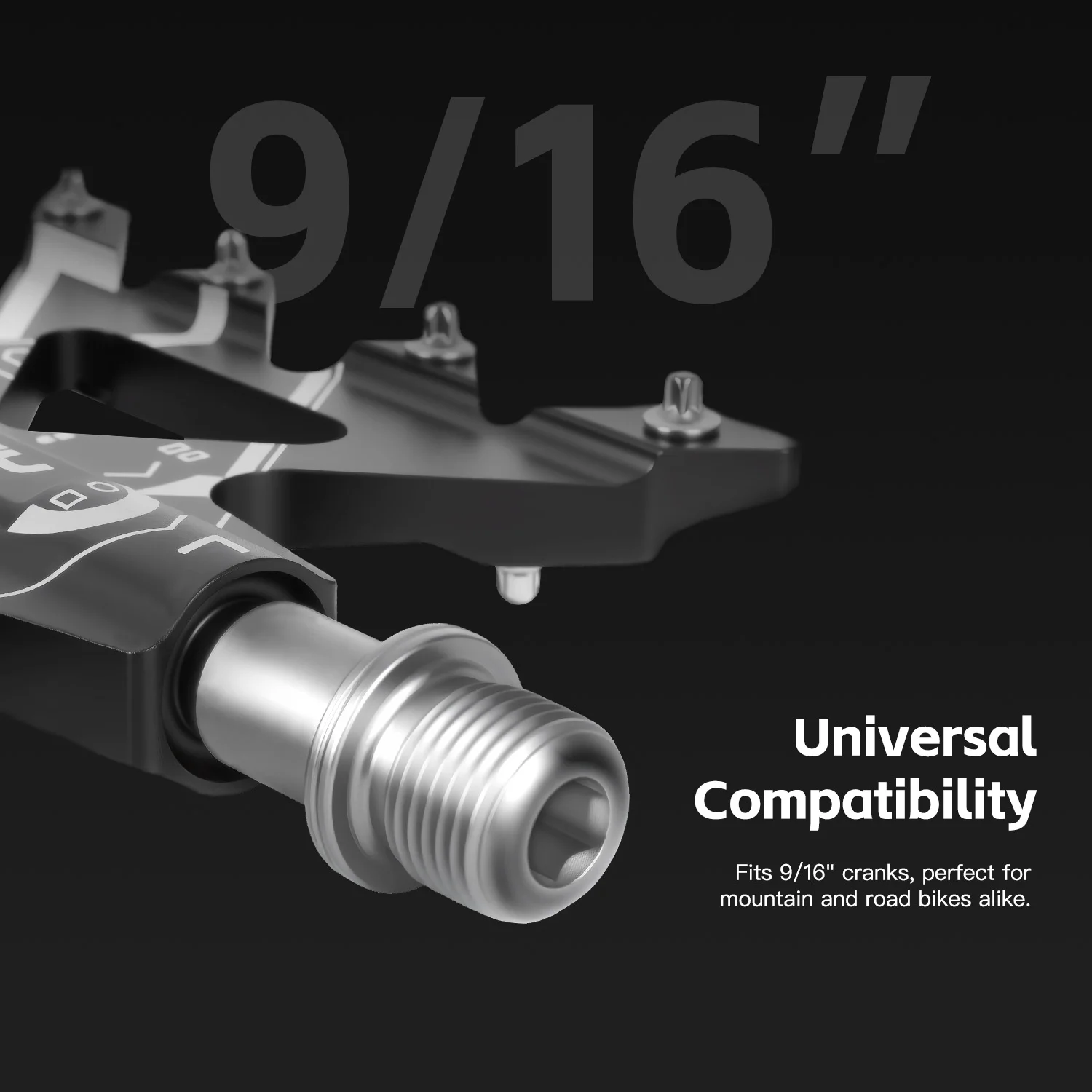 Велосипедные педали BOALNY, 3 подшипника, сверхлегкие алюминиевые 16-контактные герметичные подшипники, дорожные педали Mtb, нескользящая педаль, аксессуары для велосипеда