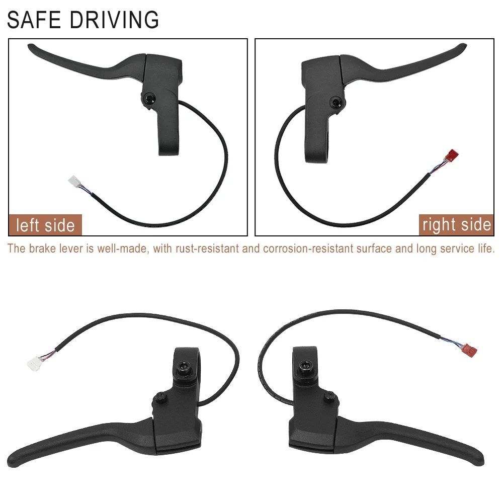 Electric Scooter Cut Off Power Brake Lever For Niu KQi 3 Kick Scooter Aluminum Alloy Left Right Handle Replacement Handle Parts