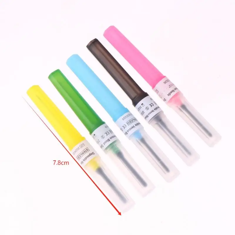 10PCS/lot Disposable Direct Insertion Blood Collection Needle Pet Vein Blood Collection Needle Animal Direct Collectio